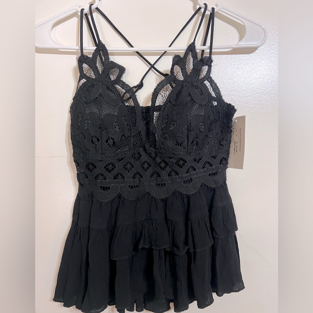 New with Tags! Zenana Crochet Lace Cami. Never Worn!